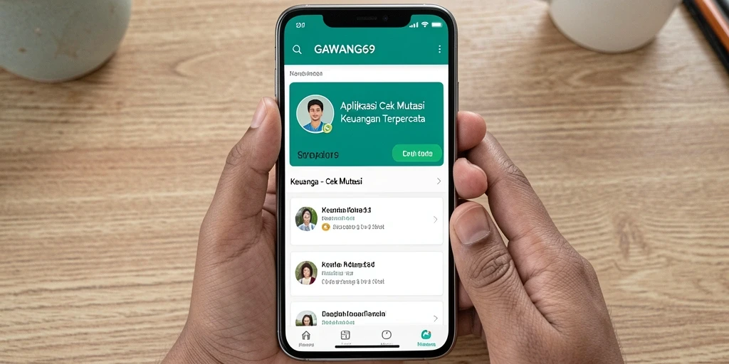 Tampilan antarmuka GAWANG69 yang sederhana dan informatif.