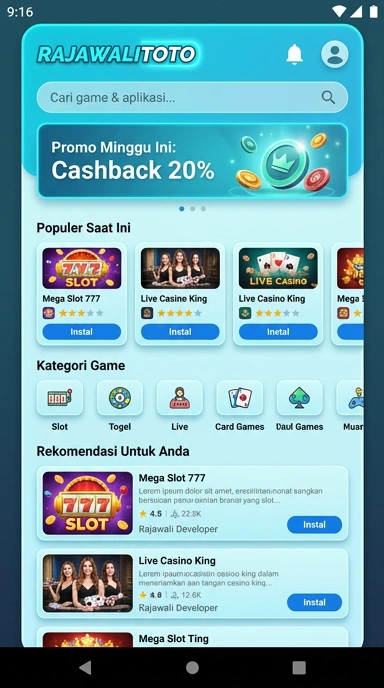 Rajawalitoto – Indeks Aplikasi Populer dan Kanal Uji Terkini